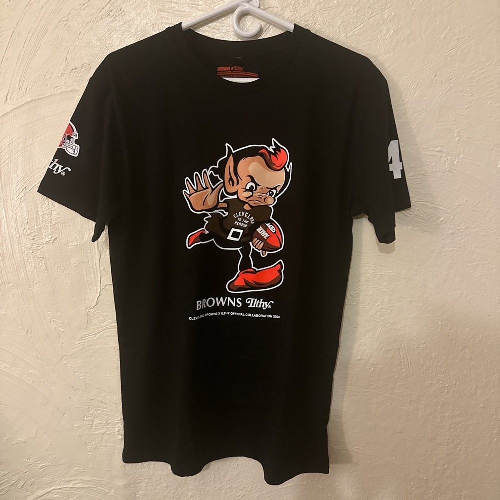 black Ilthy Cleveland Browns tee